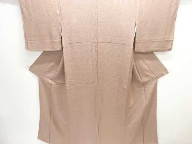 JAPANESE KIMONO / IROMUJI / MATELASSE / WOVEN ABSTRACT FLOWER